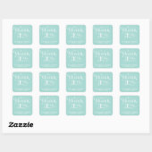 ELEGANTE HANDGESCHREVEN SCRIPT BEDANKT STICKERS (Vel)