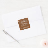 ELEGANTE HANDGESCHREVEN SCRIPT BEDANKT STICKERS (Envelop)