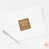 ELEGANTE HANDGESCHREVEN SCRIPT BEDANKT STICKERS (Envelop)