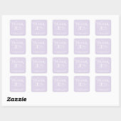 ELEGANTE HANDGESCHREVEN SCRIPT BEDANKT STICKERS (Vel)
