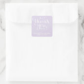 ELEGANTE HANDGESCHREVEN SCRIPT BEDANKT STICKERS (Tas)