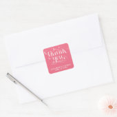 ELEGANTE HANDGESCHREVEN SCRIPT BEDANKT STICKERS (Envelop)