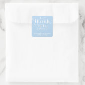 ELEGANTE HANDGESCHREVEN SCRIPT BEDANKT STICKERS (Tas)