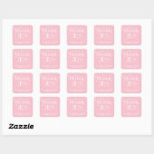 ELEGANTE HANDGESCHREVEN SCRIPT BEDANKT STICKERS (Vel)