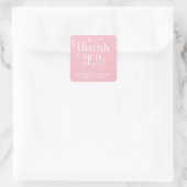 ELEGANTE HANDGESCHREVEN SCRIPT BEDANKT STICKERS (Tas)