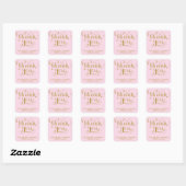 ELEGANTE HANDGESCHREVEN SCRIPT BEDANKT STICKERS (Vel)