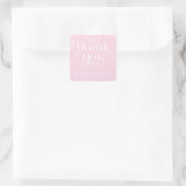 ELEGANTE HANDGESCHREVEN SCRIPT BEDANKT STICKERS (Tas)