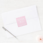 ELEGANTE HANDGESCHREVEN SCRIPT BEDANKT STICKERS (Envelop)