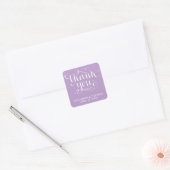 ELEGANTE HANDGESCHREVEN SCRIPT BEDANKT STICKERS (Envelop)