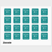 ELEGANTE HANDGESCHREVEN SCRIPT BEDANKT STICKERS (Vel)