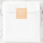 ELEGANTE HANDGESCHREVEN SCRIPT BEDANKT STICKERS (Tas)