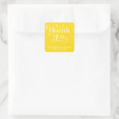 ELEGANTE HANDGESCHREVEN SCRIPT BEDANKT STICKERS (Tas)