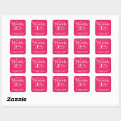 ELEGANTE HANDGESCHREVEN SCRIPT BEDANKT STICKERS (Vel)