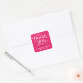 ELEGANTE HANDGESCHREVEN SCRIPT BEDANKT STICKERS (Envelop)