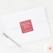 ELEGANTE HANDGESCHREVEN SCRIPT BEDANKT STICKERS (Envelop)
