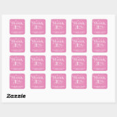 ELEGANTE HANDGESCHREVEN SCRIPT BEDANKT STICKERS (Vel)