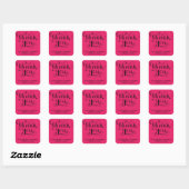 ELEGANTE HANDGESCHREVEN SCRIPT BEDANKT STICKERS (Vel)