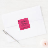 ELEGANTE HANDGESCHREVEN SCRIPT BEDANKT STICKERS (Envelop)