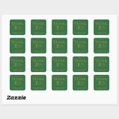 ELEGANTE HANDGESCHREVEN SCRIPT BEDANKT STICKERS (Vel)