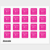 ELEGANTE HANDGESCHREVEN SCRIPT BEDANKT STICKERS (Vel)