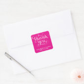 ELEGANTE HANDGESCHREVEN SCRIPT BEDANKT STICKERS (Envelop)