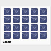 ELEGANTE HANDGESCHREVEN SCRIPT BEDANKT STICKERS (Vel)