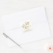 ELEGANTE HANDGESCHREVEN SCRIPT CADEAU LABEL STICKE (Envelop)