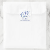 ELEGANTE HANDGESCHREVEN SCRIPT CADEAU LABEL STICKE (Tas)