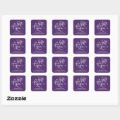 ELEGANTE HANDGESCHREVEN SCRIPT CADEAU LABEL STICKE (Vel)