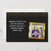 Elegante handgetekende 2 foto trendy Afstuderen Kaart (Achterkant)