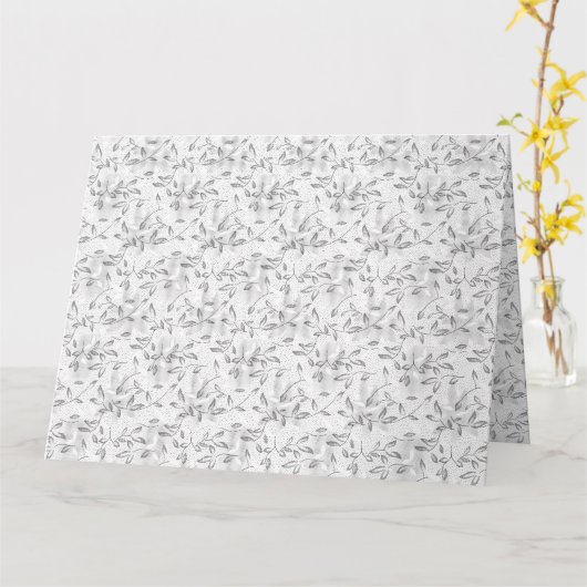 Elegante handgetekende botanische kunst kaart (Gele Bloem)