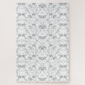 Elegante handgetekende botanische legpuzzel (Verticaal)