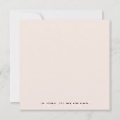 Elegante handtekening gepersonaliseerde briefpapie notitiekaartje (Achterkant)