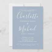 Elegante handtekening script foto engagement party kaart (Voorkant)