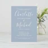 Elegante handtekening script foto engagement party kaart (Staand voorkant)