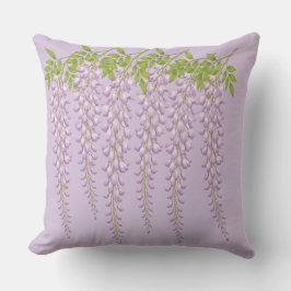 Elegante hangende Wisteria bloemenkussen Kussen
