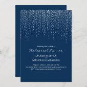 Elegante hanglampen repetitie diner kaart (Voorkant / Achterkant)