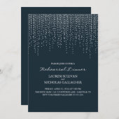 Elegante hanglampen repetitie diner kaart (Voorkant / Achterkant)