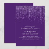 Elegante hanglampen repetitie diner kaart (Voorkant / Achterkant)