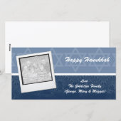 Elegante Hanukkah-foto-kaarten Feestdagenkaart (Voorkant / Achterkant)