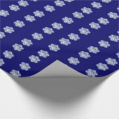 Elegante Hanukkah-menorah in Davidsster Cadeaupapier (Hoek)