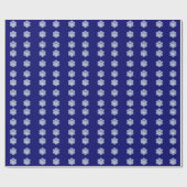 Elegante Hanukkah-menorah in Davidsster Cadeaupapier (Vlak)