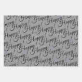 elegante HAPPY-belettering! | Inpakpapier Vel (Voorkant 3)