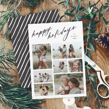 Elegante Happy Holidays Script Typografie 7 Foto 