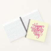 Elegante Happy Moederdag | Notitieboek (Binnen)