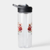 Elegante Happy Thanksgiving Turkije Waterfles (Rechts)