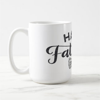 Elegante Happy Vaderdag Typografie met Bow Stropda Koffiemok