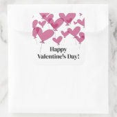 Elegante Happy Valentine's Day stickers (Tas)