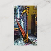 Elegante Harp Visitekaartje (Achterkant)