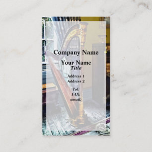 Elegante Harp Visitekaartje